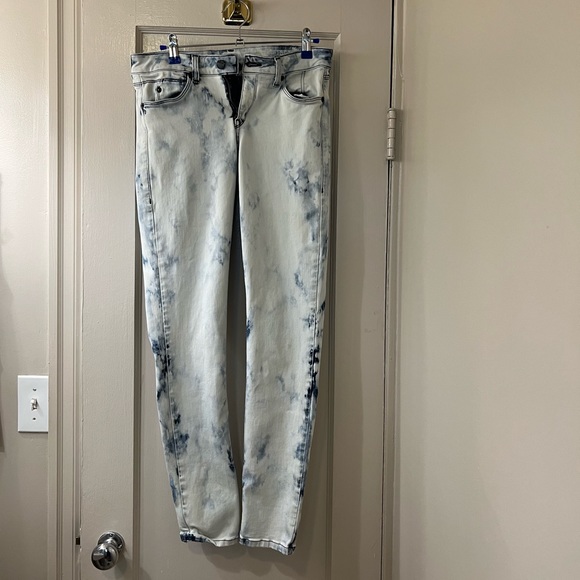 Costume Idea -Sz 29 Acid Washed Skinny Jeans - Picture 1 of 5